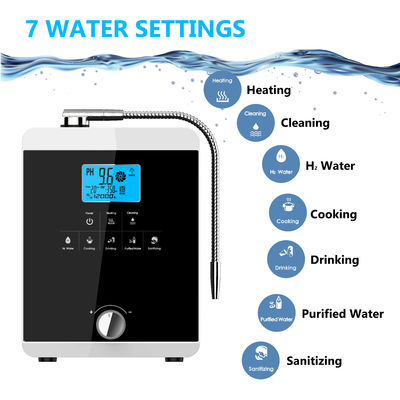 EHM 11-Plate Water Ionizer z 3,8 Inch LCD i Platinum Coating