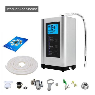 Alkaline Water Ionizer with pH Range 3.5-10.5 ORP +600- -500mv and Capacitive Touch Control