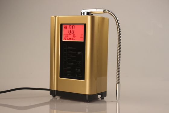 EHM-729 Alkaline Water Ionizer with 3.5 Inch Screen pH Range 4.5-10.0 and ORP +500- -500mv for Home Use